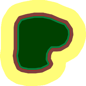 Forest reserve with bufferzone